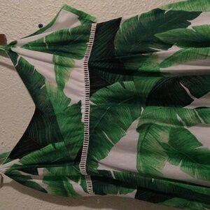 Green Palms Dress